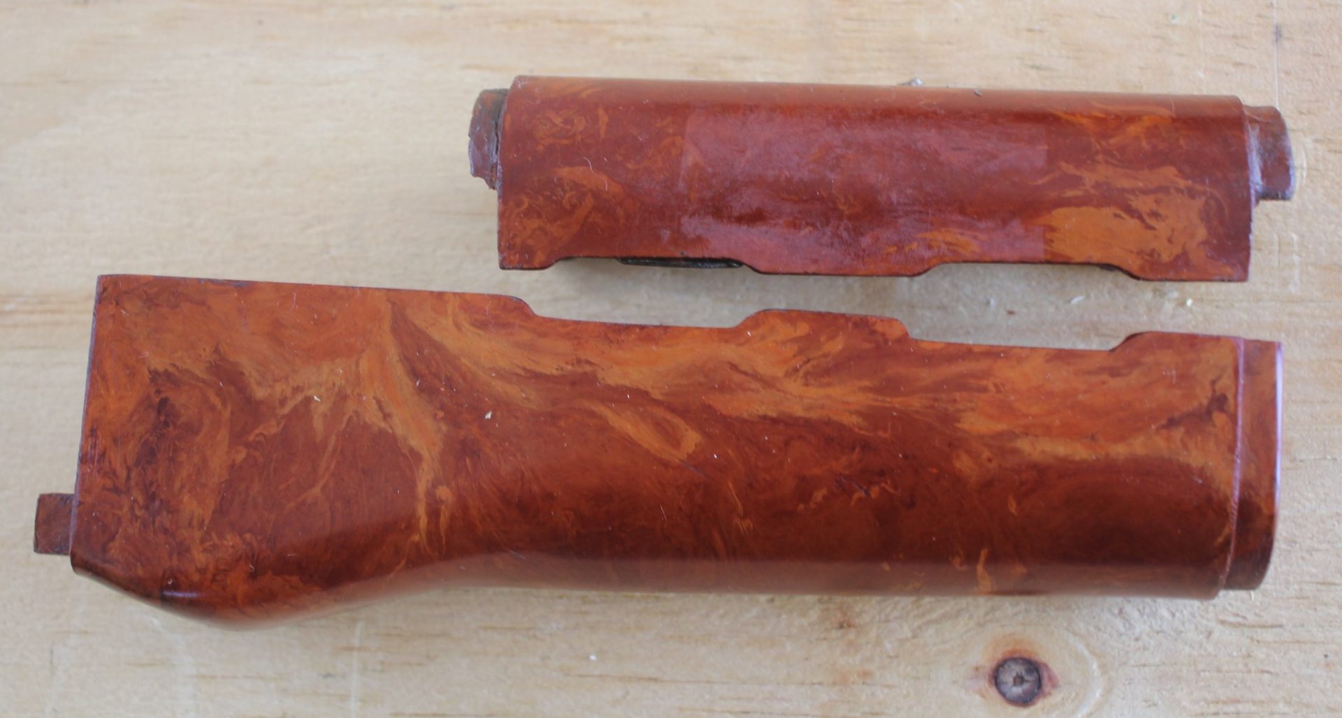 Bulgarian AK-47 Red Bakelite Upper Lower Hand Guard set AK47 - Image 3