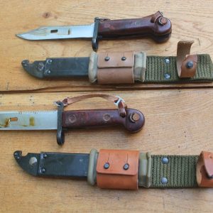 Romanian BakeLite PSL FPK Type 1 Bayonet w/Scabbard NOS