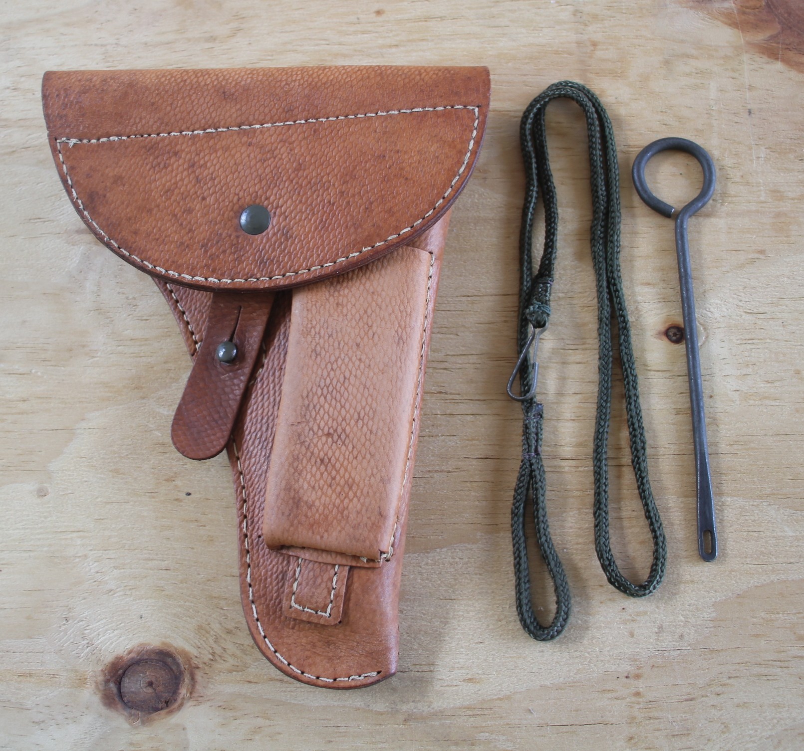 Czech CZ-52 Pistol Leather Holster Tan CZ52